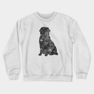 Golden Retriever black and white Crewneck Sweatshirt